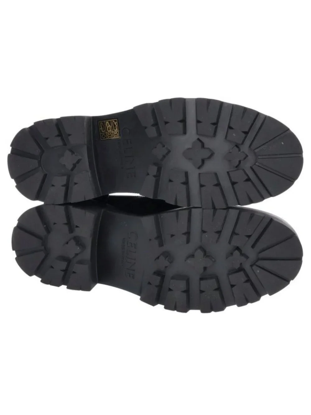 Celine Perforated Ranger Derby Leather Shoes